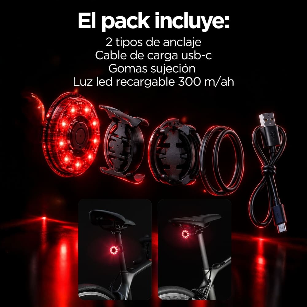 Luz trasera IPX6
