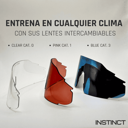 PRIMAL | Gafas Deportivas con 3 Lentes UV400