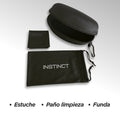 Estuche de protección Instinct: estuche rígido, funda y paño de microfibra